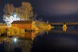 Boathouses At Night_22585